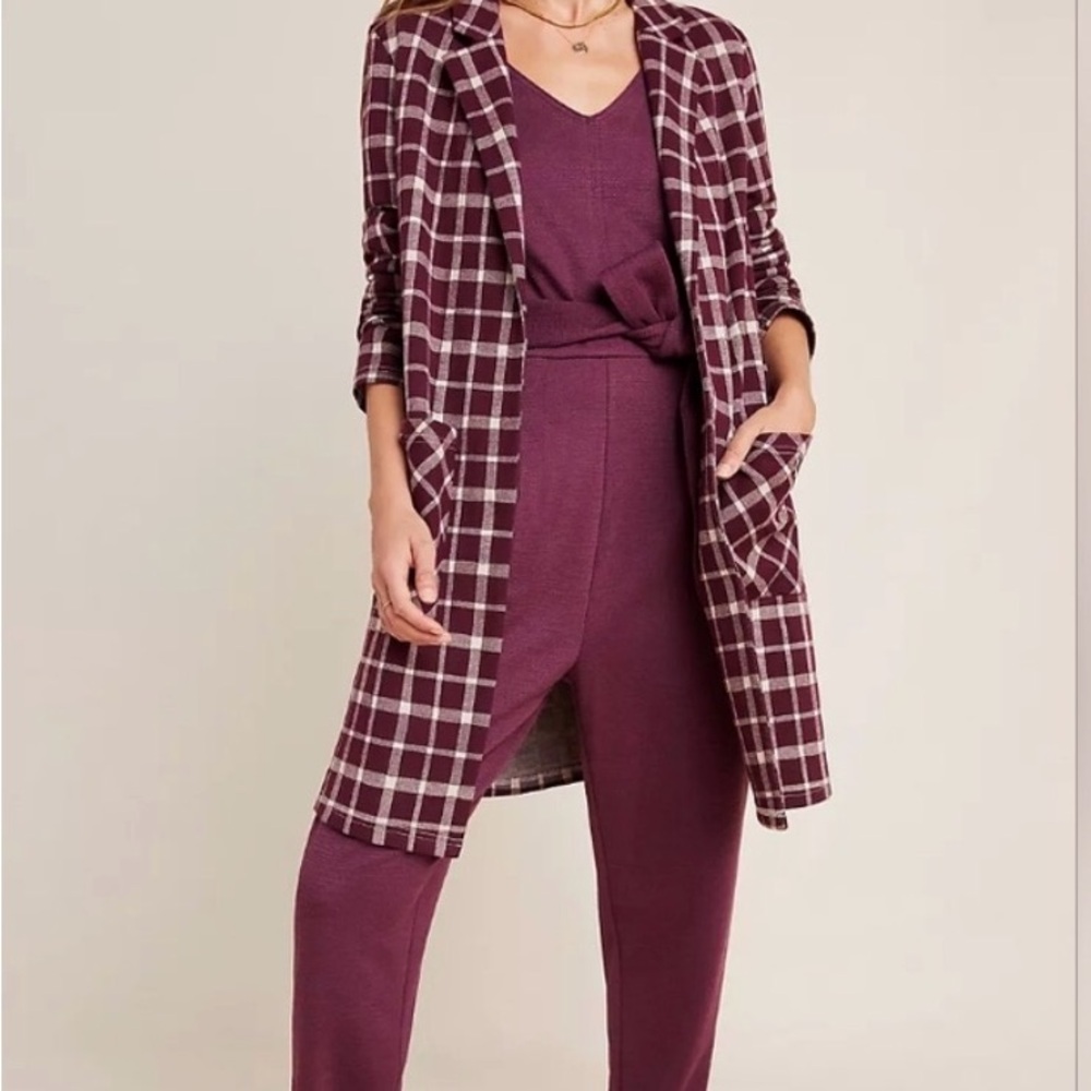 Harlyn Plaid Duster - Anthropolgie